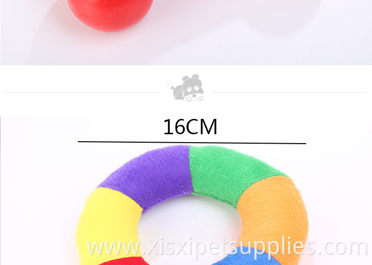 Wholesale christmas pack dog toy for chewing different items 6pcs